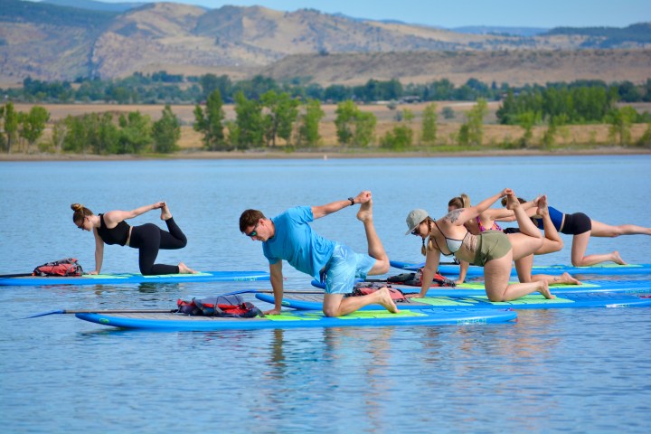 group yoga class Boulder
