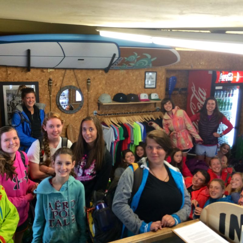 a group of people posing for the camera