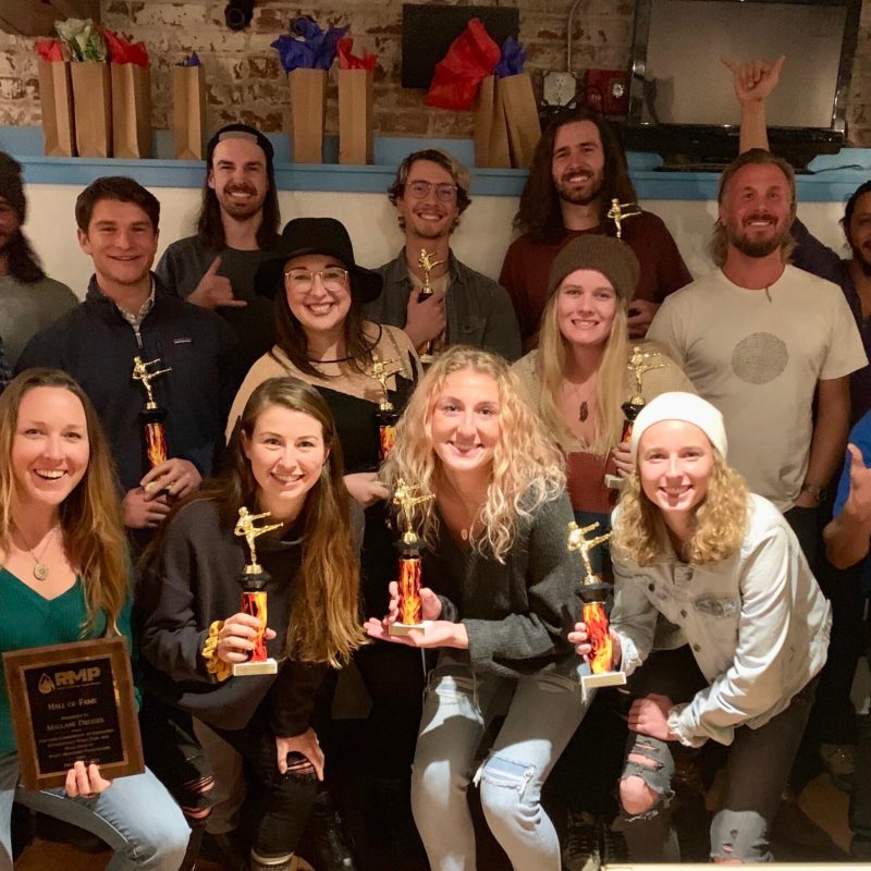 a group of people posing for a photo